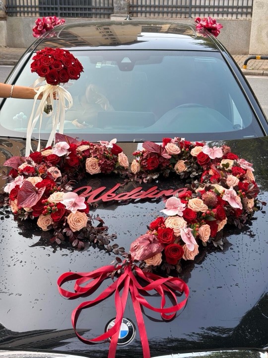 婚车头花