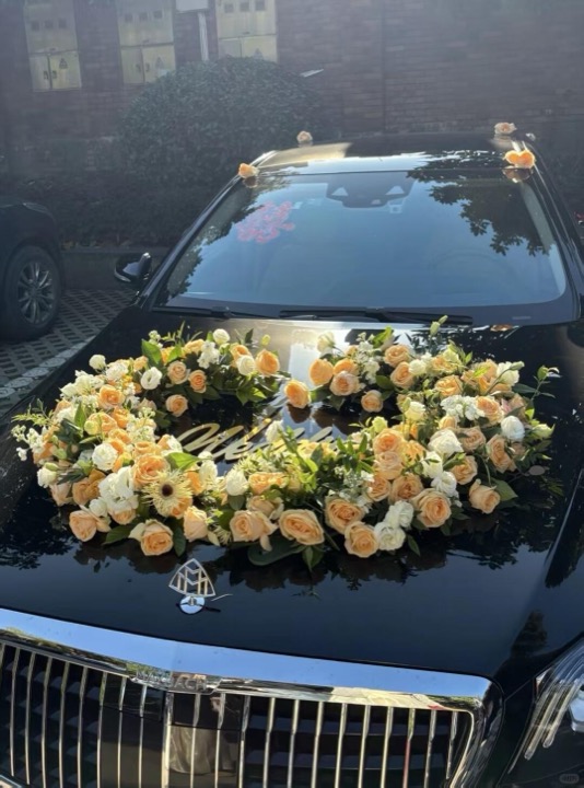 婚车头花