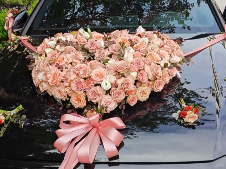 婚车头花07