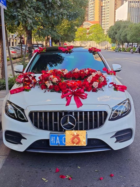 婚车头花10