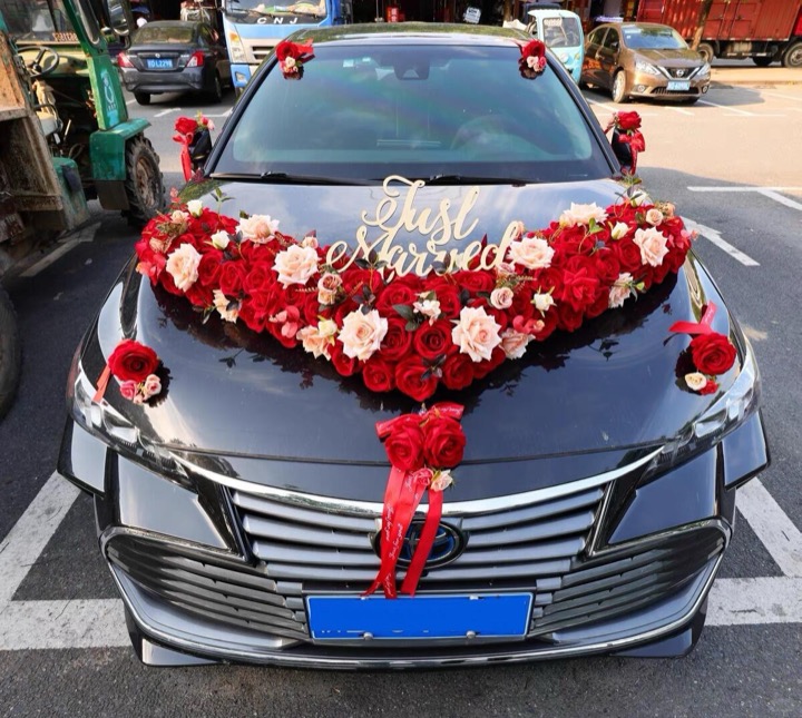 婚车头花12