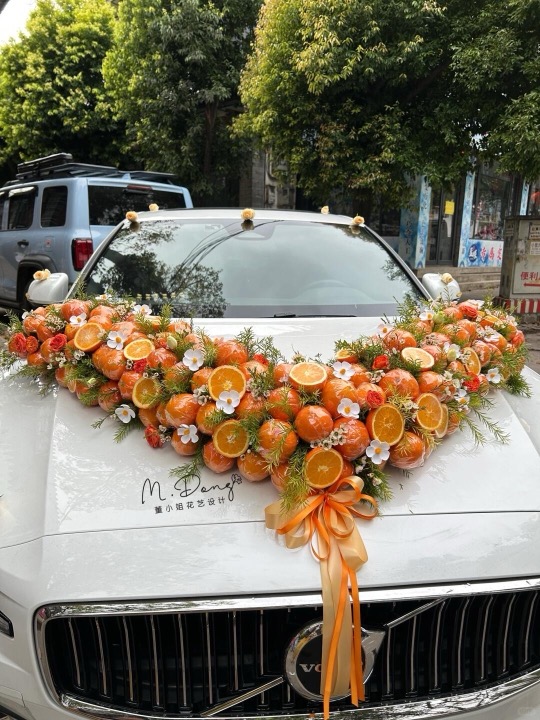 婚车头花